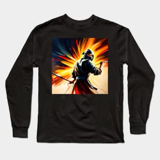 Ink and Shadows - The Ninja Long Sleeve T-Shirt